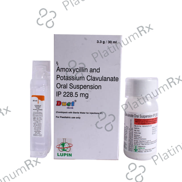 Duet 200mg/28.5mg Dry Syrup