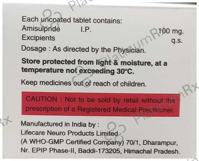Neusulpa 100mg Tablet 10s