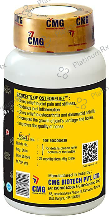 CMG Nutritions Osteorelief Tablet