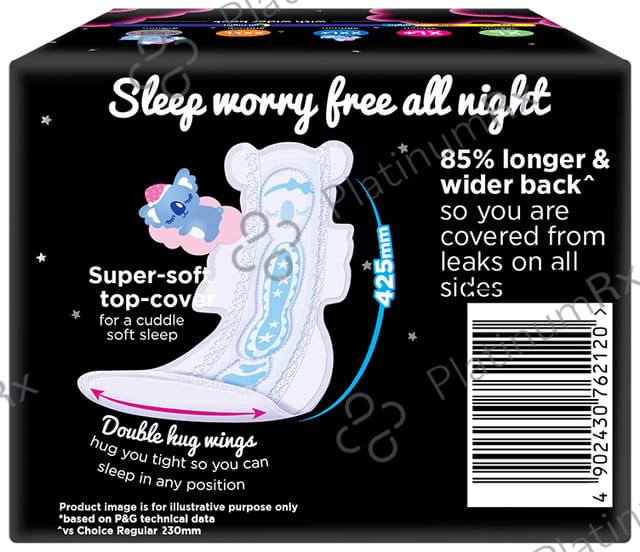 Whisper Koala Soft Bindazzz Nights Pads - Size XXXL+