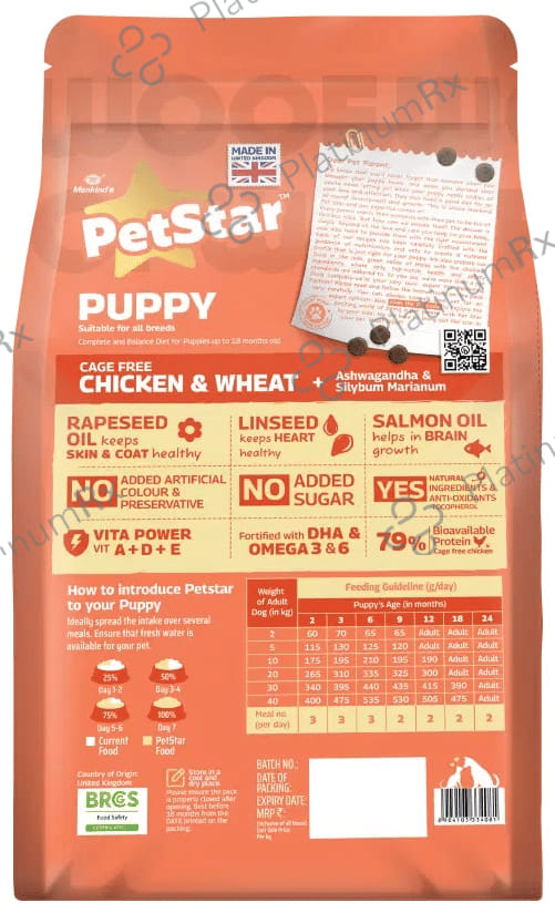 Petstar Puppy Dry Dog Food Chicken & Wheat BOGO