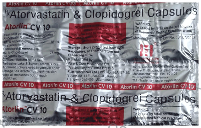 Atorlin CV 10 Capsule