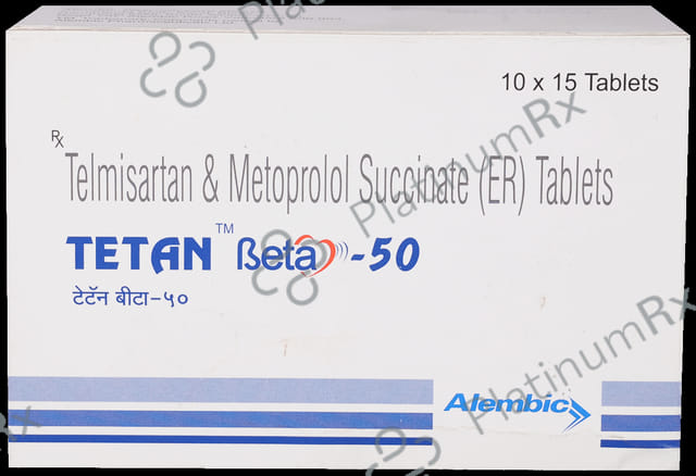 Tetan Beta 50/40mg Tablet ER 15s