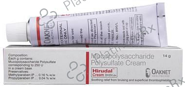 Hirudal 250IU Cream 14gm