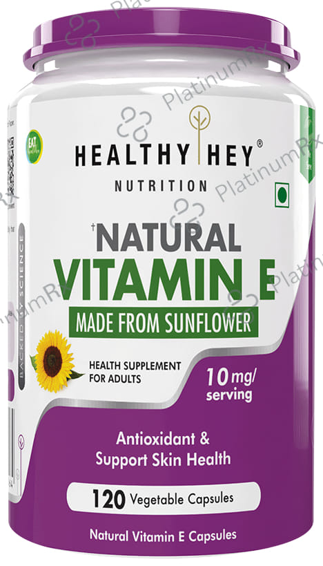 HealthyHey 200mg Natural Vitamin E Vegetable Capsule 120s