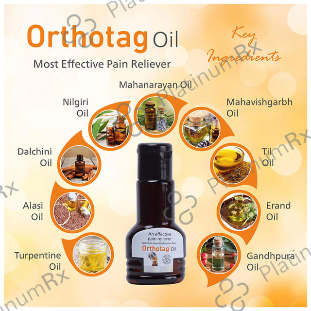 Orthotag Pain Reliever Oil (50ml Each) 1 Bottle