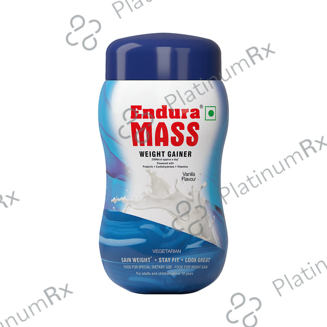 Endura Mass Weight Gainer Vanilla Flavour Powder 500gm