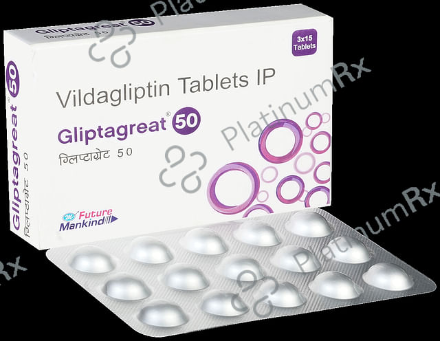 Gliptagreat 50mg Tablet 15s