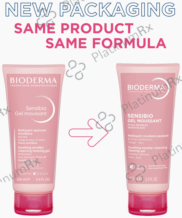 Bioderma Sensibio Gel Moussant Soothing Micellar Cleansing Foaming Gel 100 ml