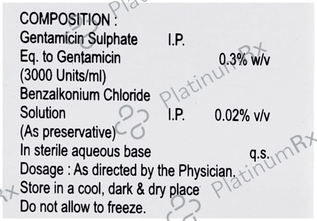 Zonticin Eye/Ear Drop