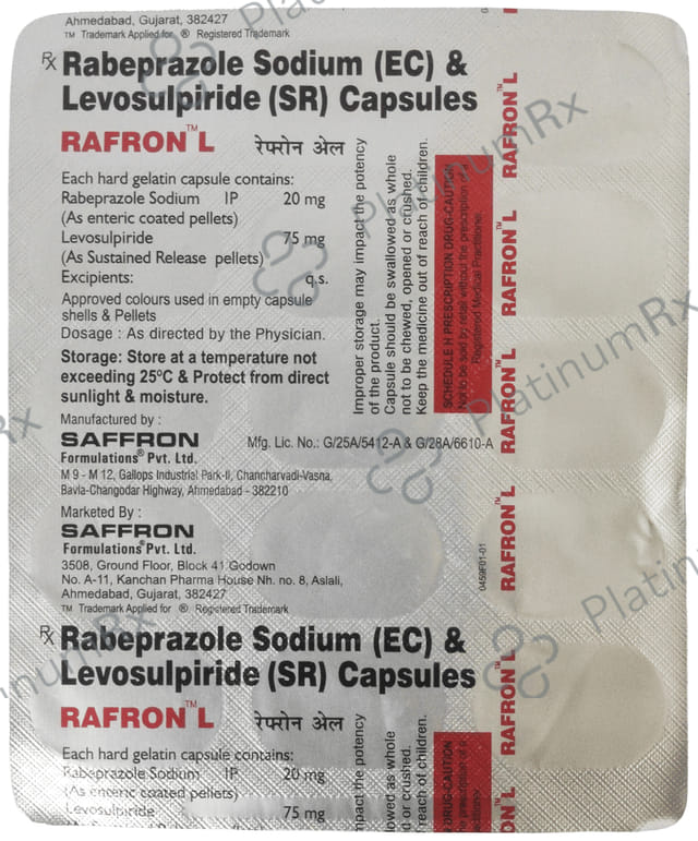 Rafron L 75mg/20mg Capsule SR 15s