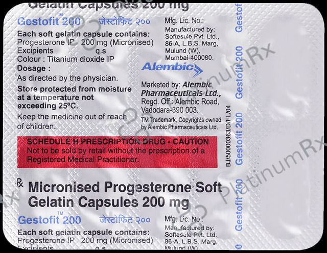 Gestofit 200mg Capsule 10s