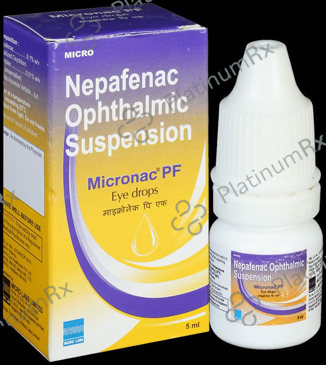 Micronac PF 0.1% Eye Drop 5ml