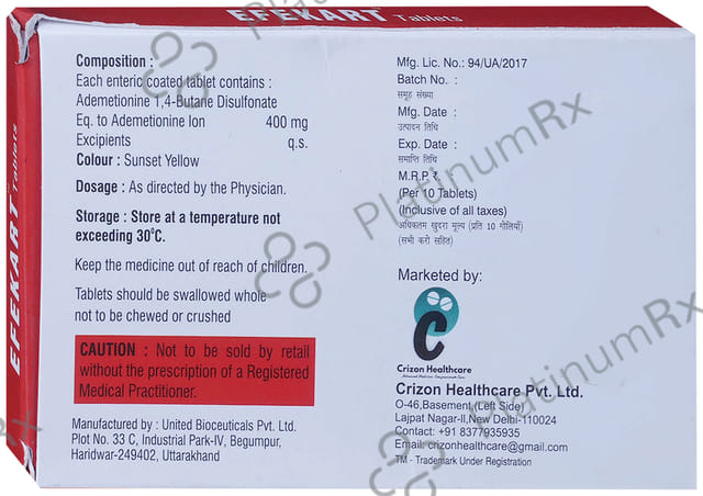 Efekart 400mg Tablet
