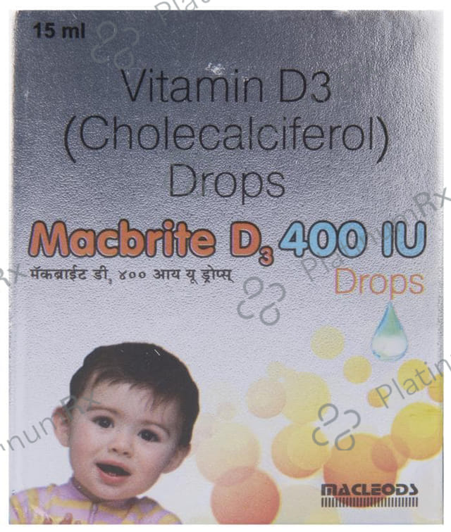 Macbrite D3 400IU Drops 15ml