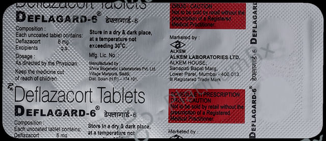 Deflagard 6mg Tablet 10s