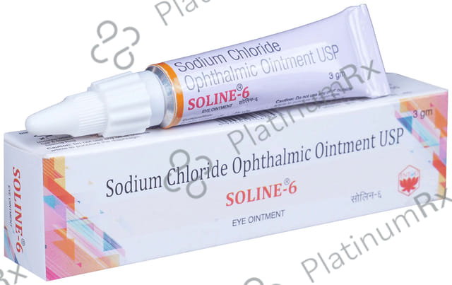 Soline 6% Eye Ointment 3gm