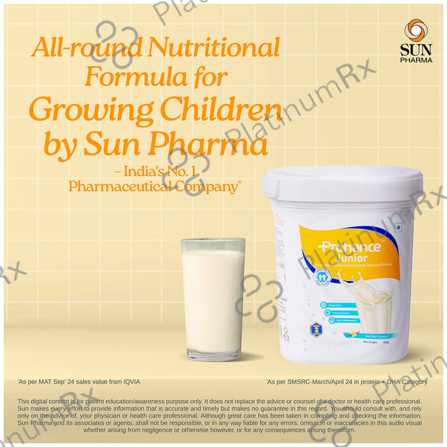 Prohance Junior Vanilla Powder 400gm