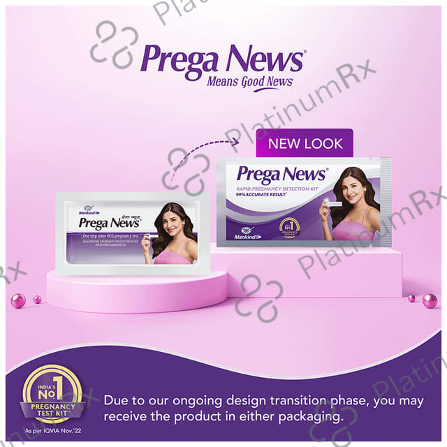 Prega News Pregnancy Test Kit 1s