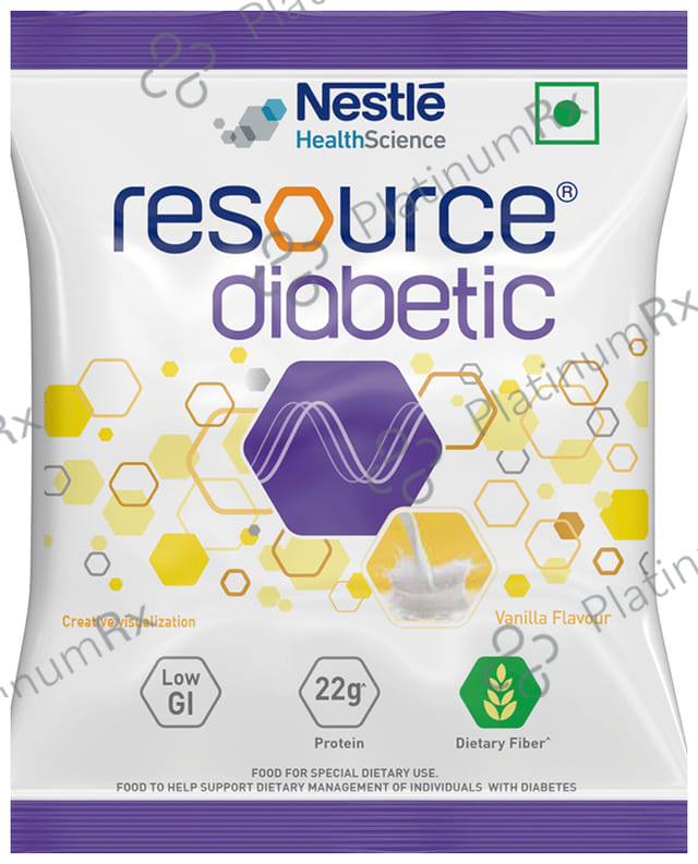 Nestle Resource Diabetic Sachet (50gm Each) with Protein & Fibre - Flavour Vanilla