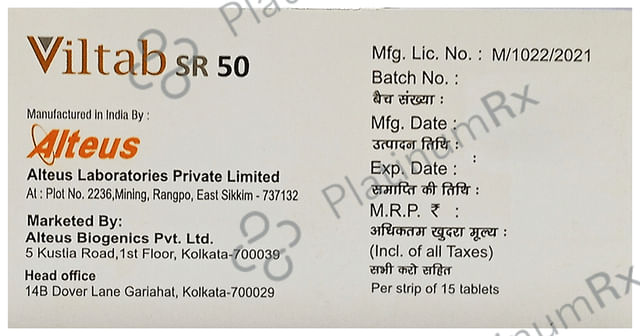 Viltab SR 50mg Tablet 15s