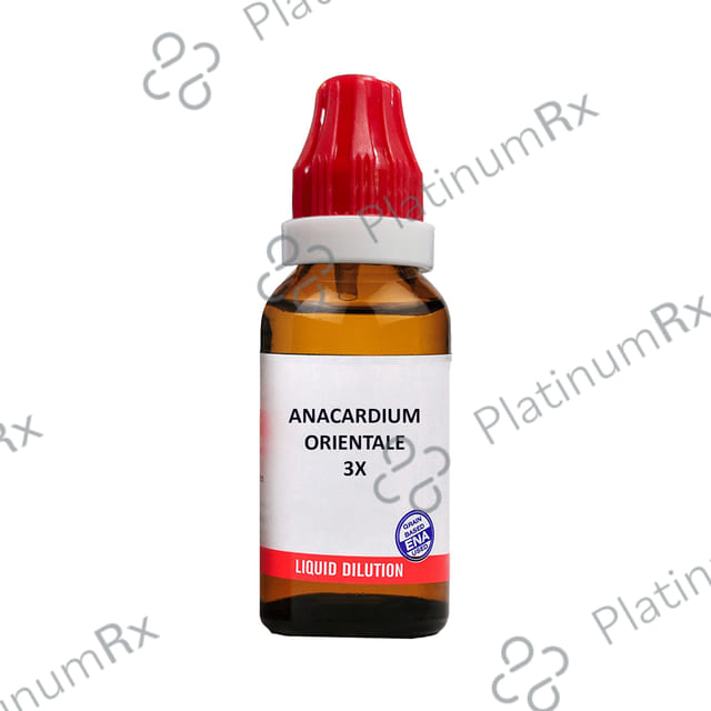 Bjain Anacardium Orientale Dilution 3X 30 ml