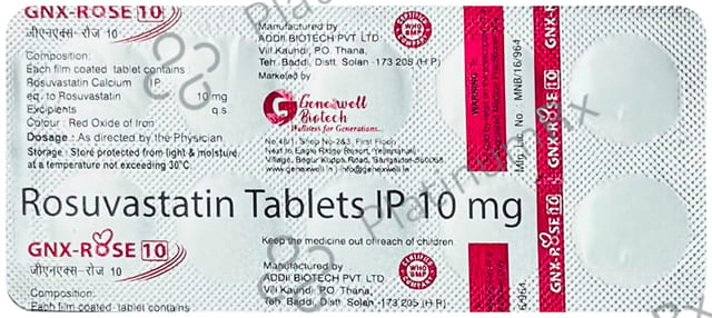 Gnx Rose 10mg Tablet 10s