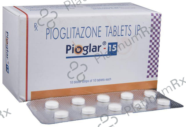 Pioglar 15mg Tablet 10s