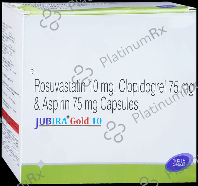 Jubira Gold 10/75/75mg Capsule 15s