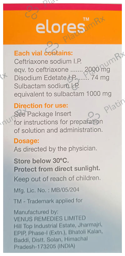 Elores 3000mg Injection