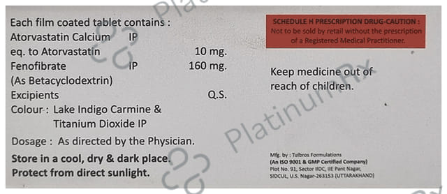 Dotstat F 10/160mg Tablet 10s