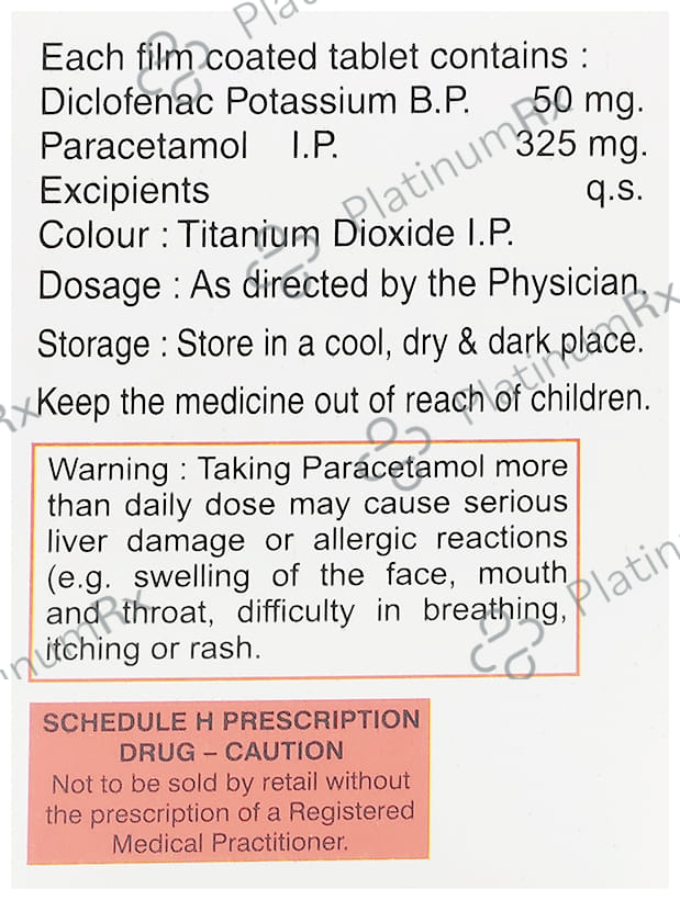 Demo P 50 mg/500 mg Tablet