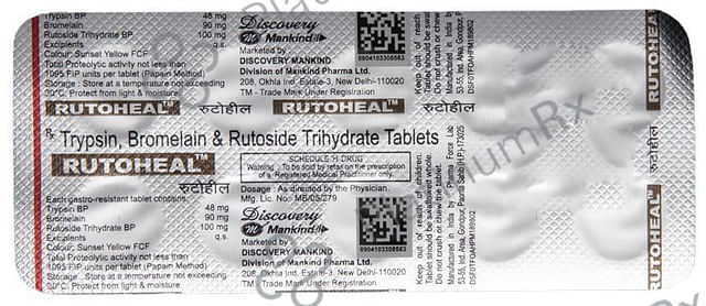 Rutoheal 90/100/48mg Tablet 10s