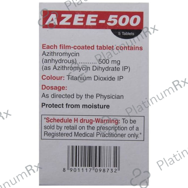 Azee 500mg Tablet 3s