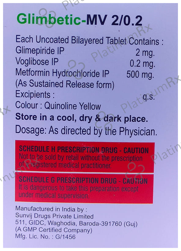 Glimbetic-MV 2/0.2 Tablet