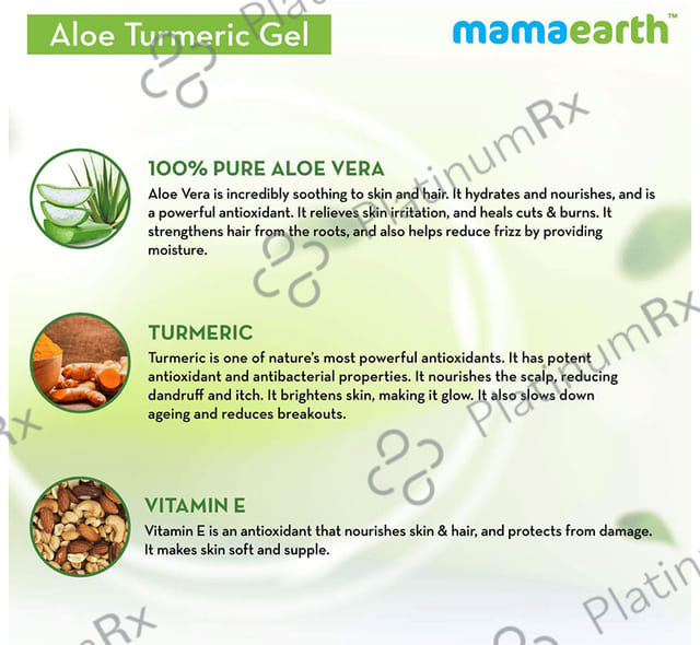 Mamaearth Aloe Turmeric Gel 300 ml