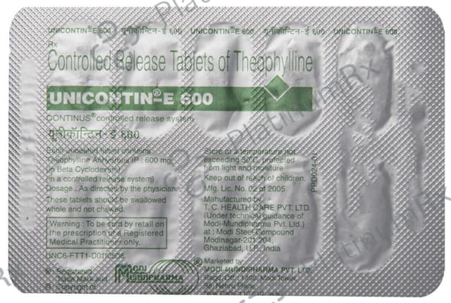 Unicontin E 600 Tablet CR 10s