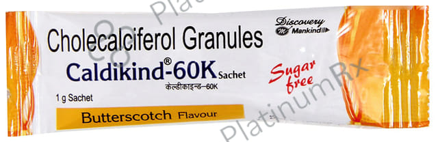 Caldikind 60000IU Sachet Butterscotch 1gm