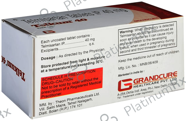Telkum 40mg Tablet