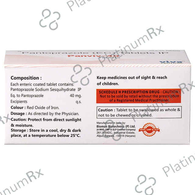 Panviv 40 Tablet