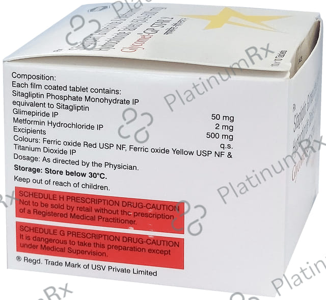 Glycomet GP Star 2/1000mg Tablet 10s