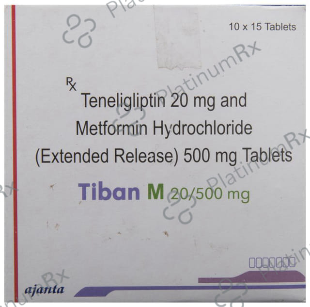 Tiban M 20/500mg Tablet ER 15s