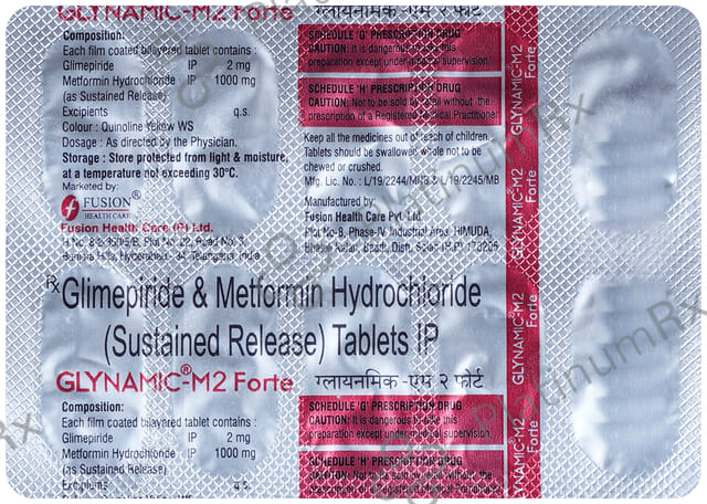 Glynamic M 2 Forte Tablet SR 10s
