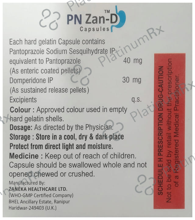PN Zan D Capsule SR 10s