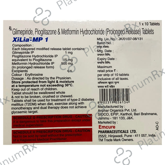 Xilia-MP 1 Tablet PR