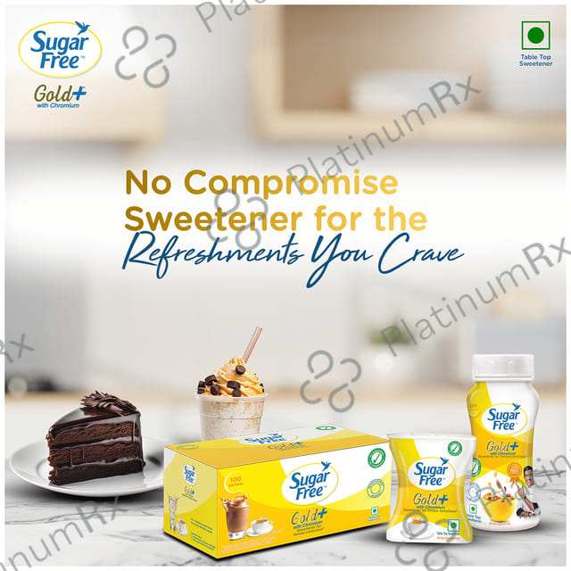 Sugar Free Gold Aspartame Sweetener for Calorie Conscious - Sachet
