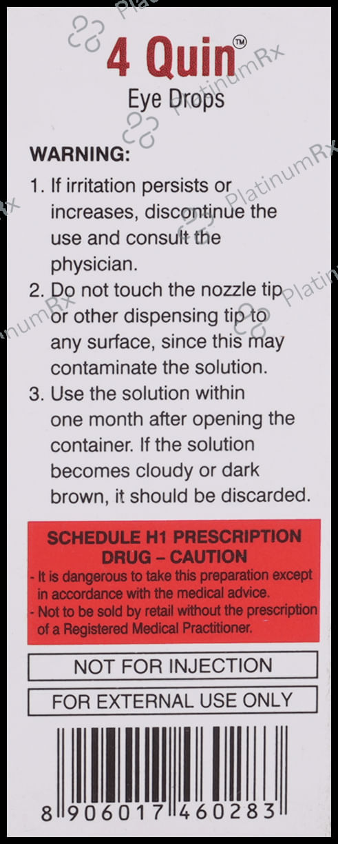 4 Quin 0.5% Eye Drop 5ml
