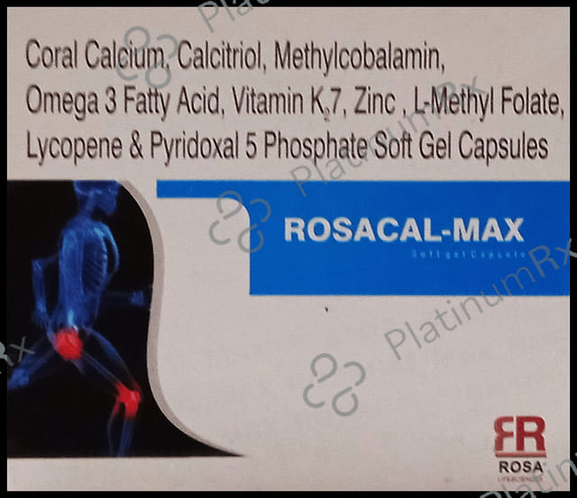 Rosacal-Max Soft Gelatin Capsule