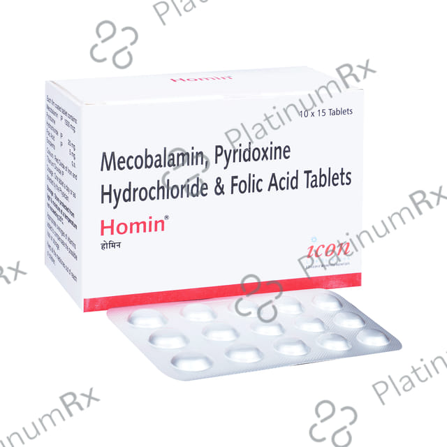 Homin 1500mcg/20/5mg Tablet 15s