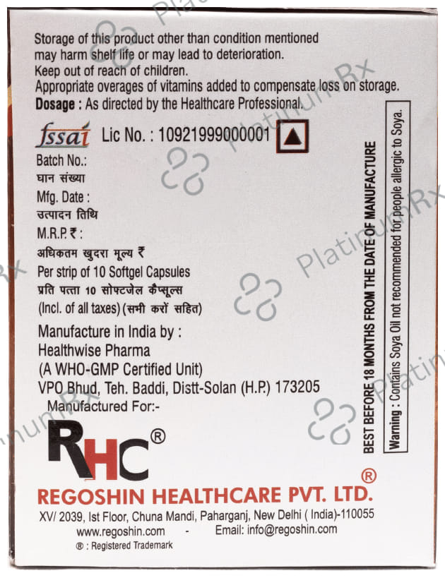 Regovit Gold Softgel Capsule 10s